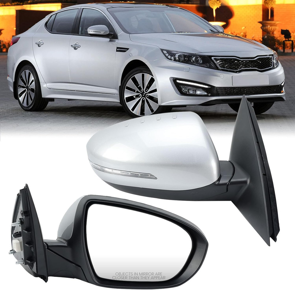 Passenger Side Mirror Compatible with 2011 2012 2013 Kia Optima Mirrors with Tur