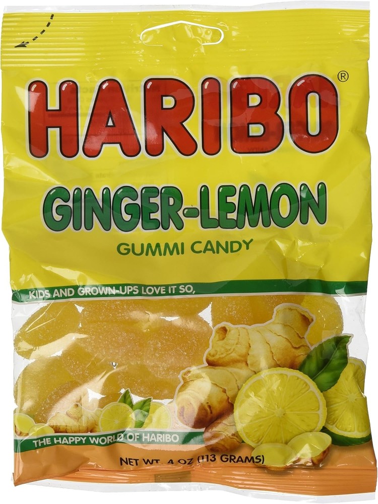 Ginr-lemon Gummi Candy each