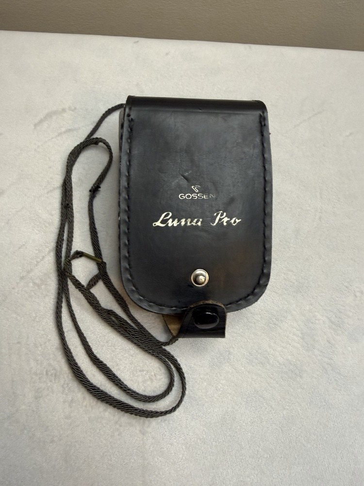 Gossen Luna-Pro Analog Light Meter CdS Sensor ASA Battery Control with Case