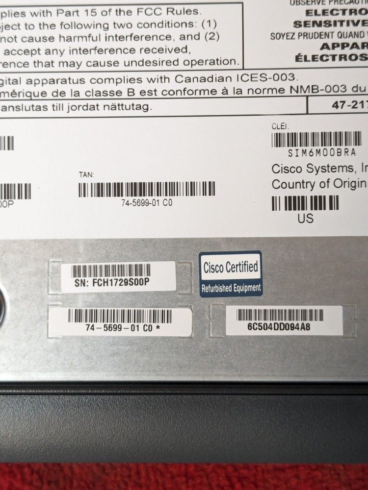 New, Open box Cisco VG202 Analog Voice Gateway VoIP