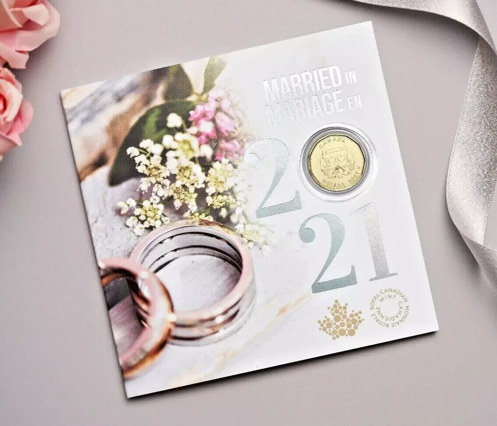 Canada Married in 2021 Wedding Gift Set in Original RCM Packaging!!