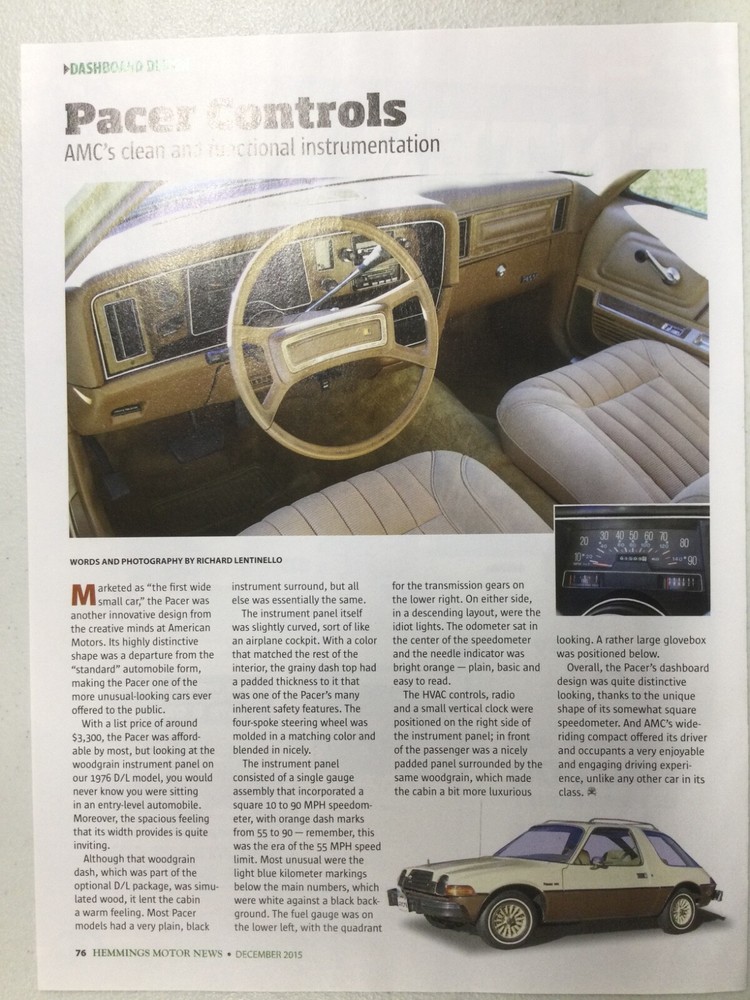 HMN 1419 Article Dashboard Design Pacer Controls AMC Dec 2013 1 page