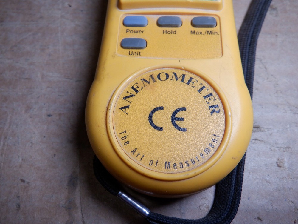 DIGITAL AIR/WIND SPEED ANEMOMETER