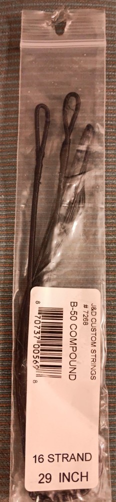 New J & D Custom Bowstring #7268 B-50 Compound Cables 29" Length 16 Strand!