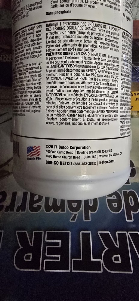 BETCO FOREST 5 RESTROOM CLEANER