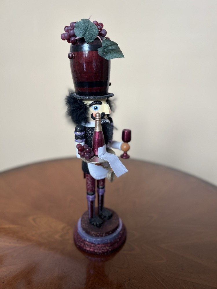 Kurt Adler 19" Hollywood Wine Nutcracker - Open Box