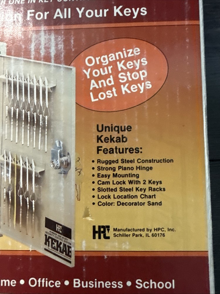 Kekab Key Control Cabinet Key Capacity