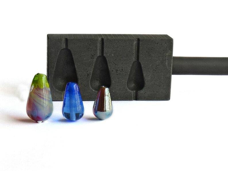 Lampwork tool - Graphite Roller for Drop Beads Making