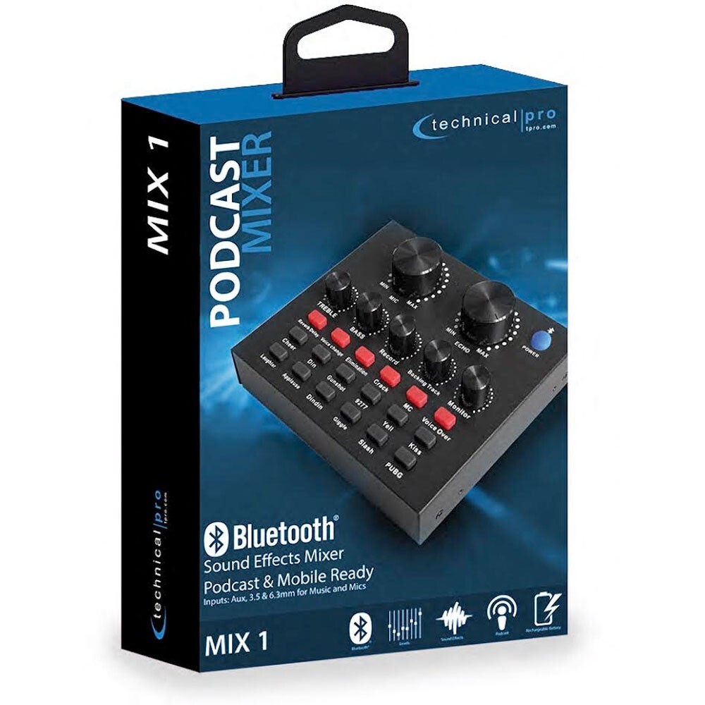 Technical Pro Podcast and DJ Host Sound Effect Mixer