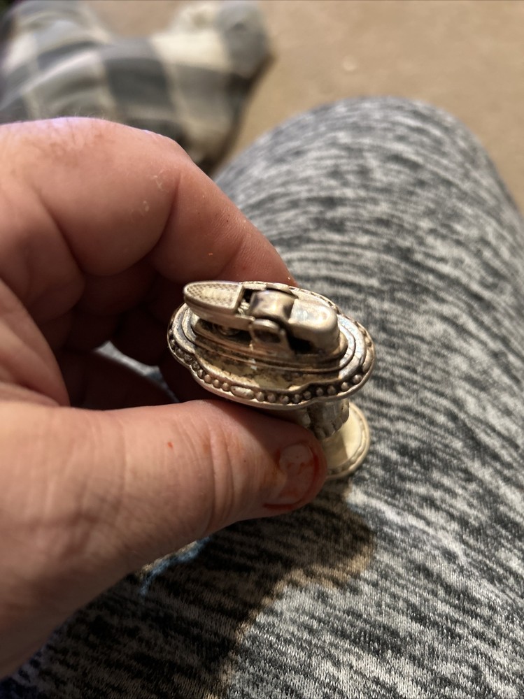 Vintage c.1930s Ronson Mayfair Silver Plated Table Lighter