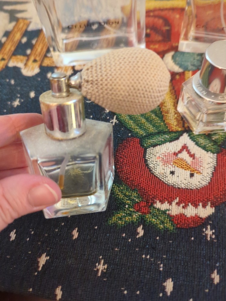 Empty Perfume Bottles Celine Dion & Others