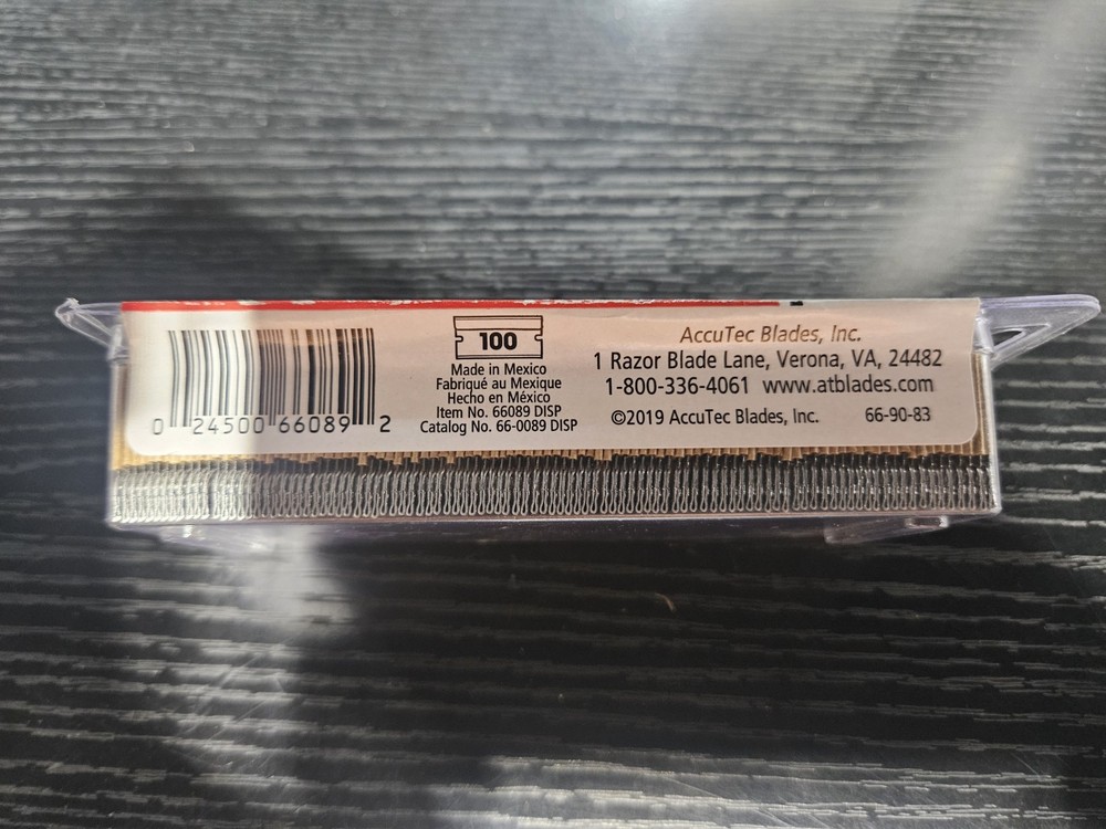 Single Edge Razor Blades 100 Pack