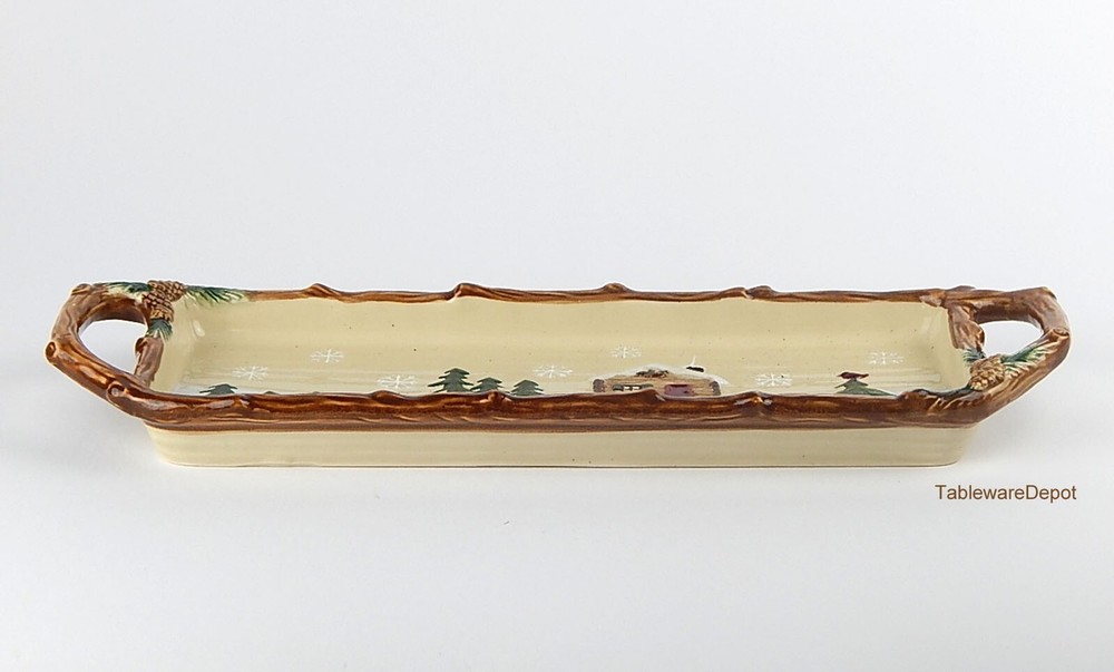 St. Nicholas Square, HEARTLAND, 15" Rectangular Tray, MINT/UNUSED Condition!