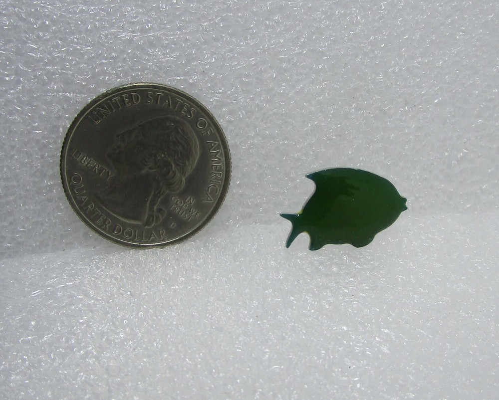 Green Fish Pin