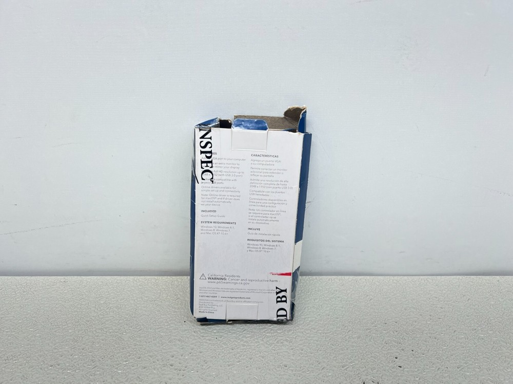 Insignia USB to VGA Adapter Resolution - Black -