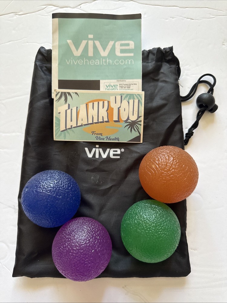 Vive Squeeze Balls for Hand Therapy, Exercise, Arthritis