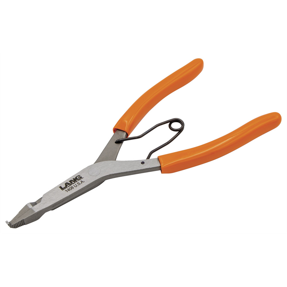 Lang Tools (Kastar) 1408 - Lock Ring Pliers - 9" Bent Tip