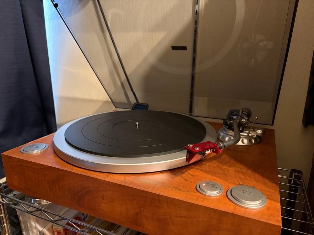 DENON DP-500M Direct Drive Turntable Record player Tested as is