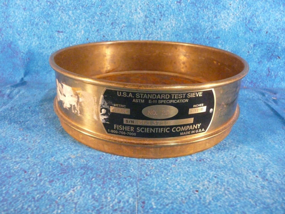 Fisher Scientific Standard Testing Sieve No. 25