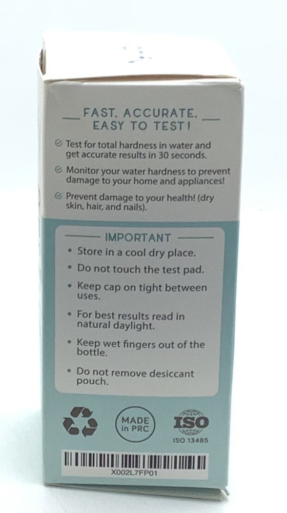 Varify Water Hardness Test Kit - Quality Testing Strips 150 EXP:11/25