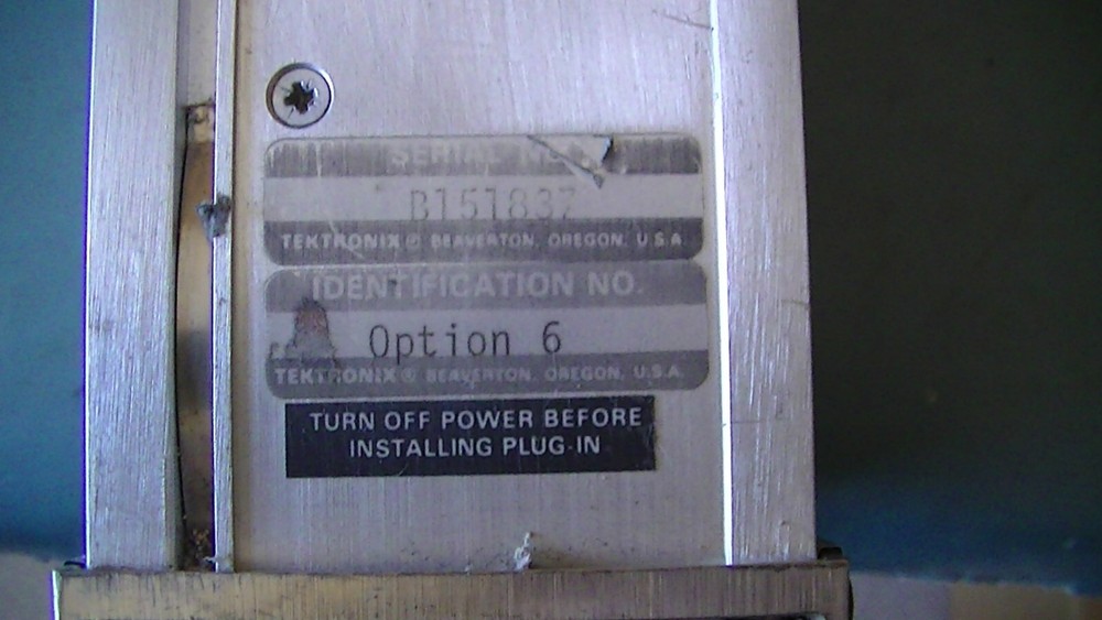 TEKTRONIX 7A18 DUAL TRACE AMPLIFIER PLUG-IN MODULE