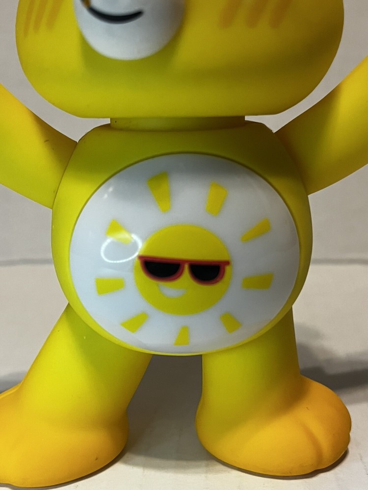 Basic Fun TCFC Care Bear Funshine 5" Poseable Talking Interactive Toy Lights Up