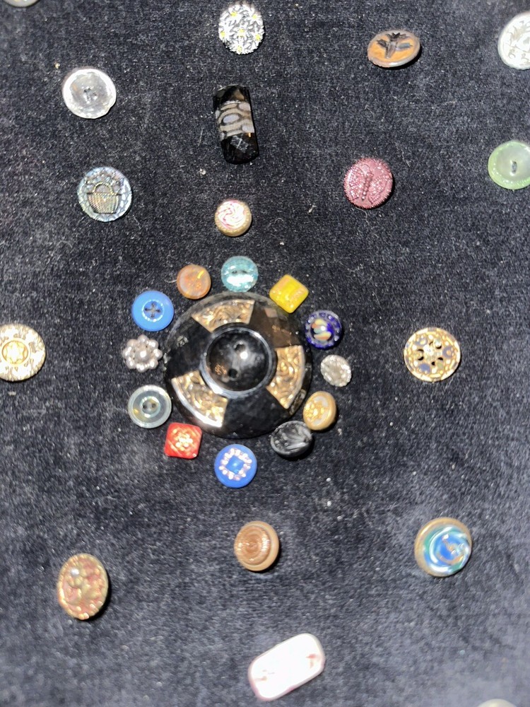 Antique Button Sampler