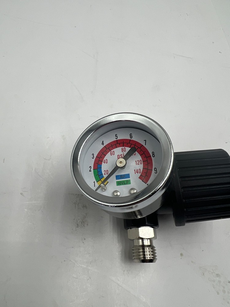Le Lematec Adjustable Air Flow Control Regulator Valve with Gauge 1/4" Universal