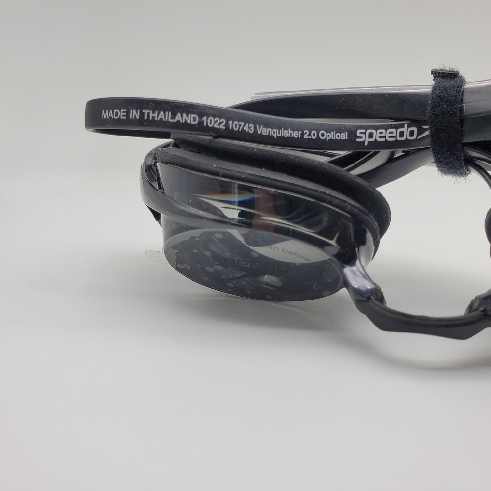 Speedo Vanquisher 2.0 Optical Black Swimming Goggle +3.00