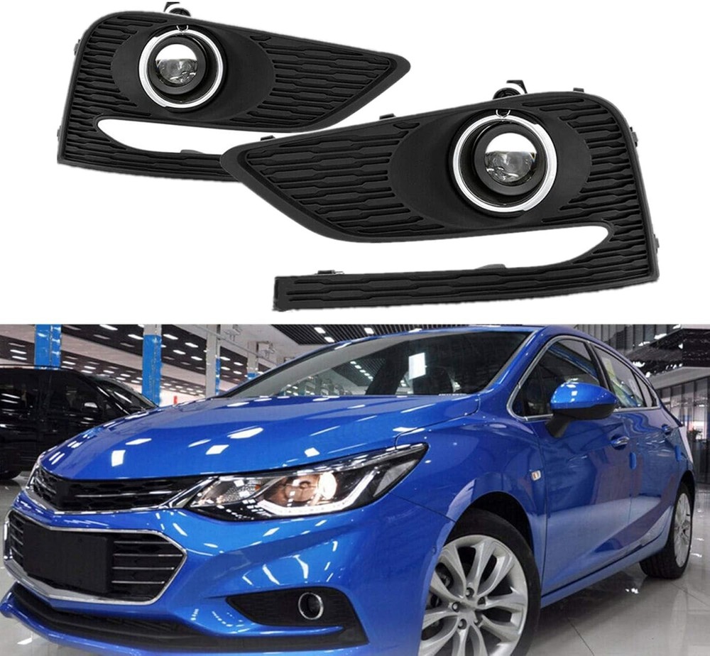 Fog Light Lamp Assembly Passenger and Driver Side Replacement for 2016 2017