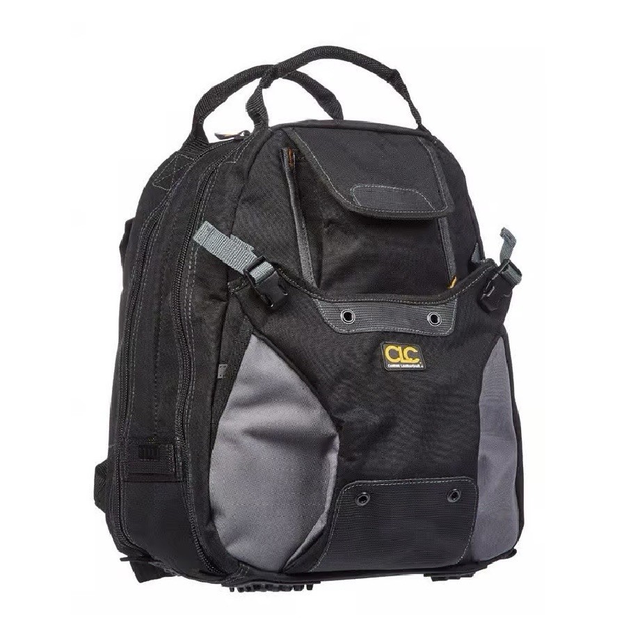 Custom Leather Craft Toolworks 1134 Deluxe Tool Backpack; 44 Pocket - EUC