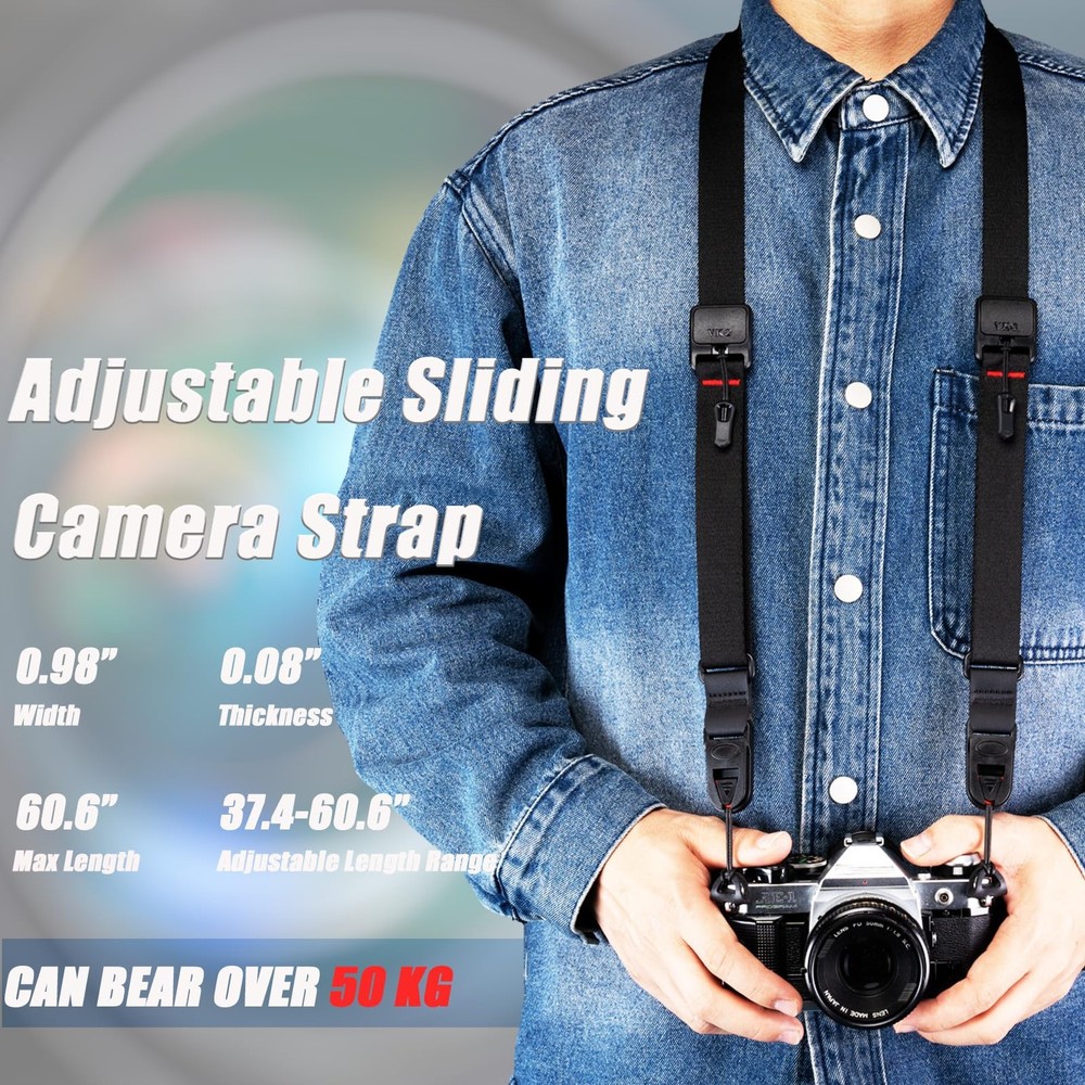 VKO Camera Strap,Quick Release Adjust Neck Shoulder Strap for Photographers F...