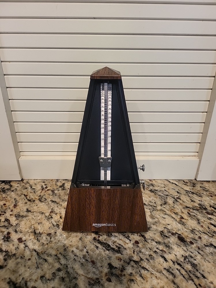 Wood Effect Metronome Time Keeper Tempo Amazon Basics G-013