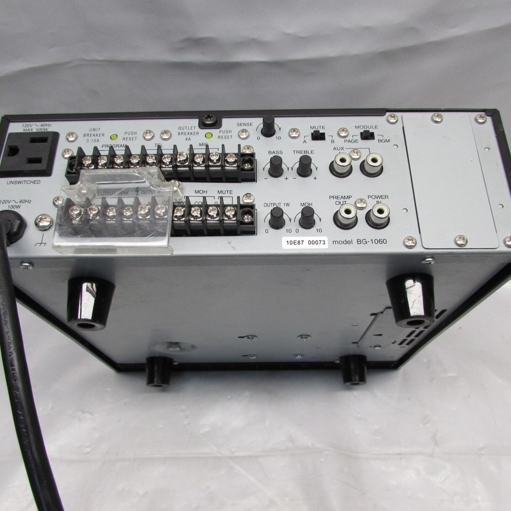 TOA Integrated Amplifier BG-1060