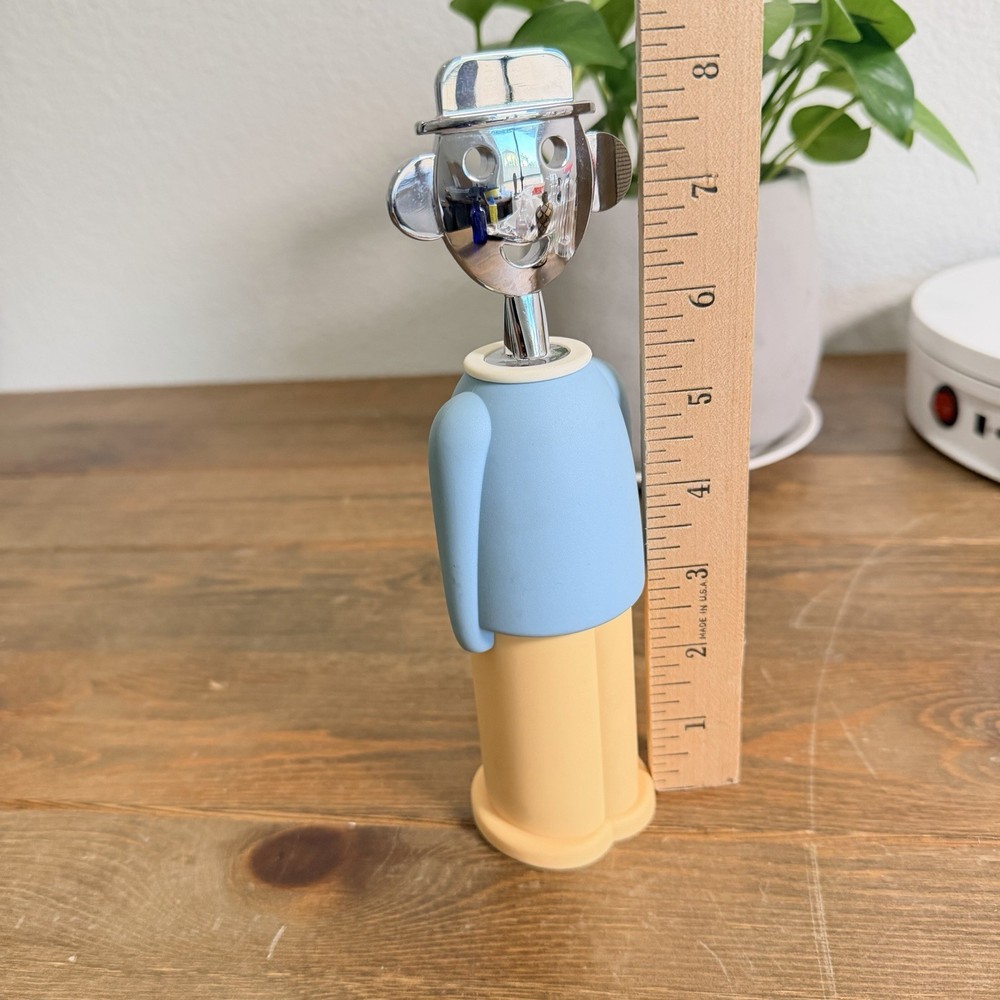 2003 ALESSI BLUE YELLOW MAN CORKSCREW ALESSANDRO MENDINI
