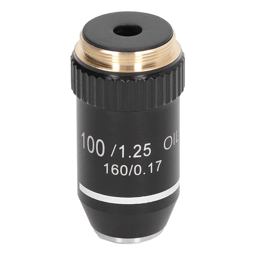 Biological Microscope Objective, 195 Achromatic Black Objective 100X 9947