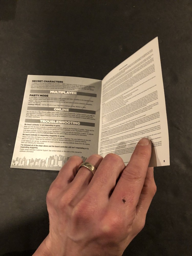 tony hawk shred ps3 Manual Only