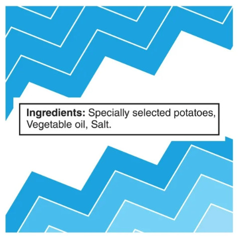 Ruffles Regular Lightly Salted Potato Chips, 200g (2 Pack)