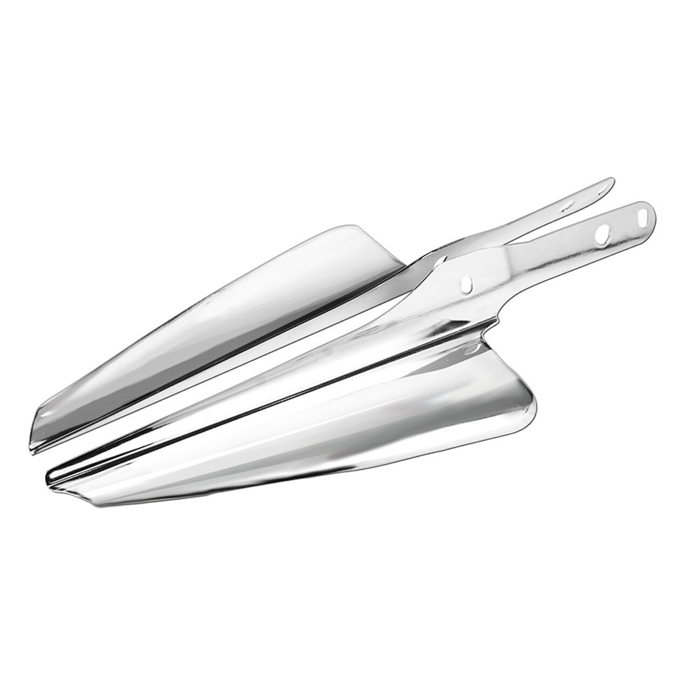 Chrome Front Fork Mount Wind Deflectors For Harley Road King Electra Glide 95-23