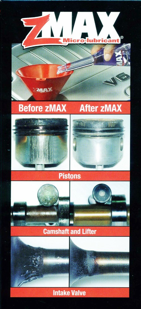 zMAX MICRO-LUBRICANT ENGINE TREATMENT FORMULA Improve Fuel Mileage Extend Life