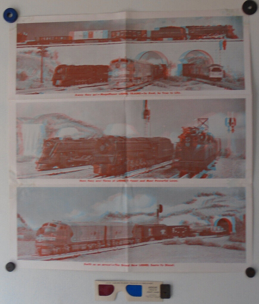 VINTAGE 1948 Lionel Catalog With 3D Kit Inside