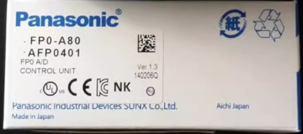 PANASONIC FP0-A80 AFP0401 Programmable Controller Analog Input AD Converter Unit