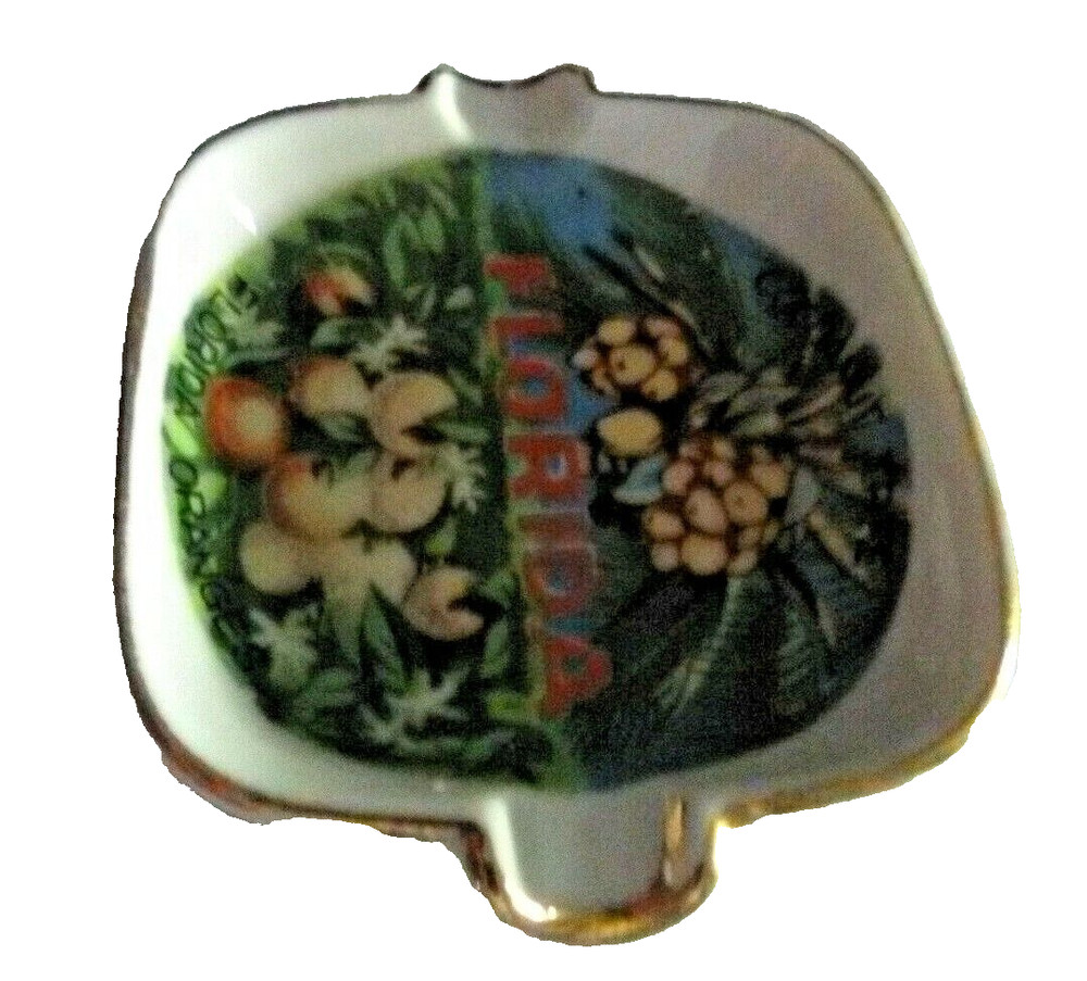 Miniature Florida 2" Square Ashtray