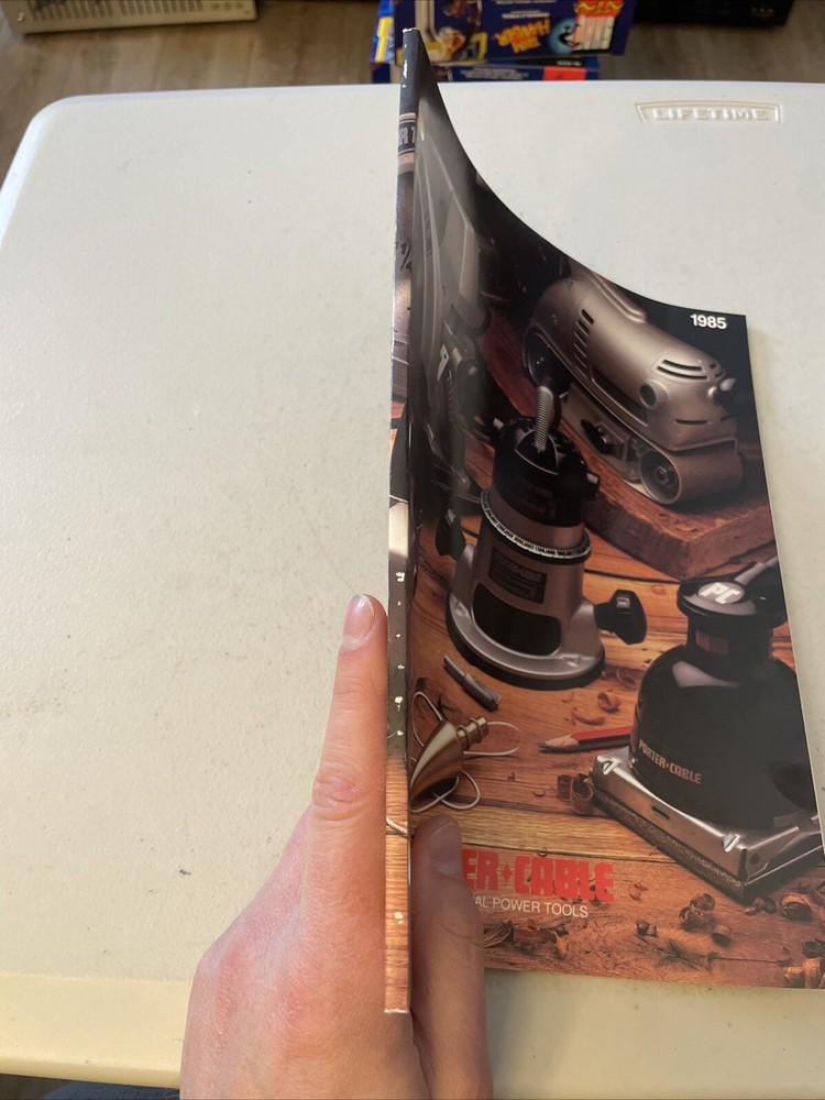 1 Porter Cable Professional Power Tools Catalog PC-143 FROM 1985