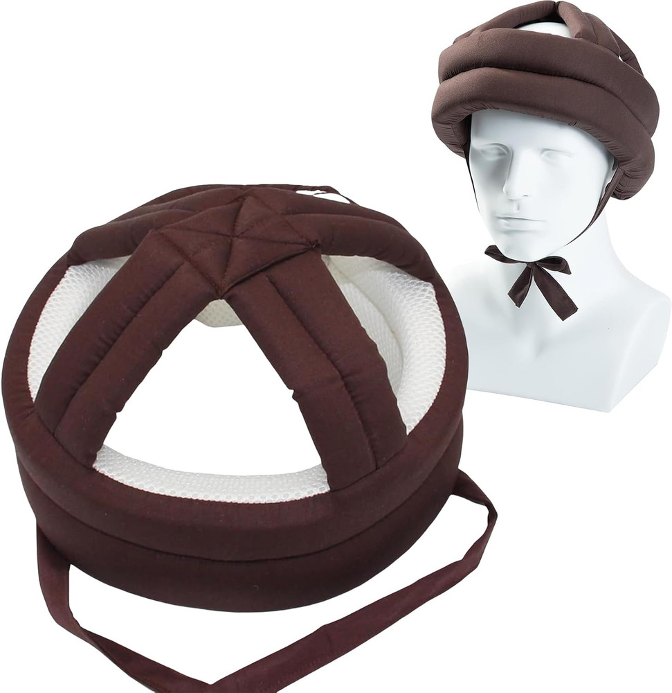 Elderly Protective Helmet, Thick Soft Special Needs Safety Helmet Adjustable Bre