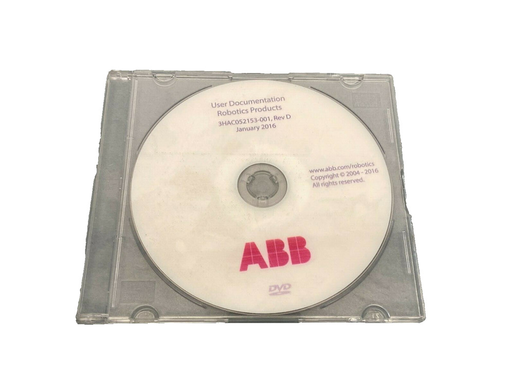 ABB 3HAC052153-001 Rev D User Documentation DVD Robotics Products