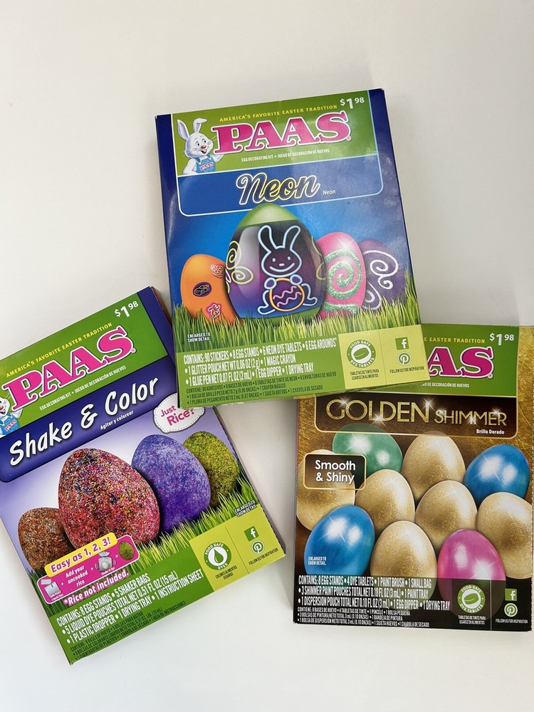 Easter Egg Decorating Kits New Shimmer Neon And Shake