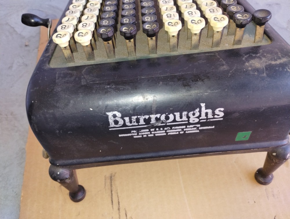 Antique Burroughs Adding Machine