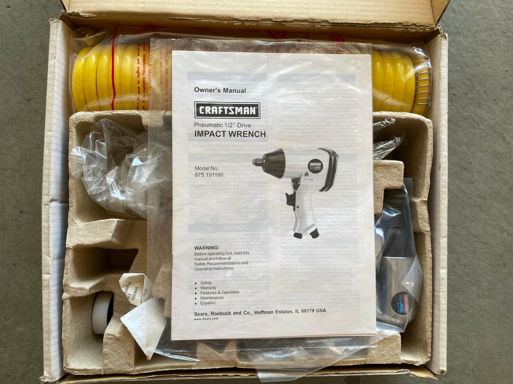 Craftsman Air Tools USKIT-1 "Missing 19118"