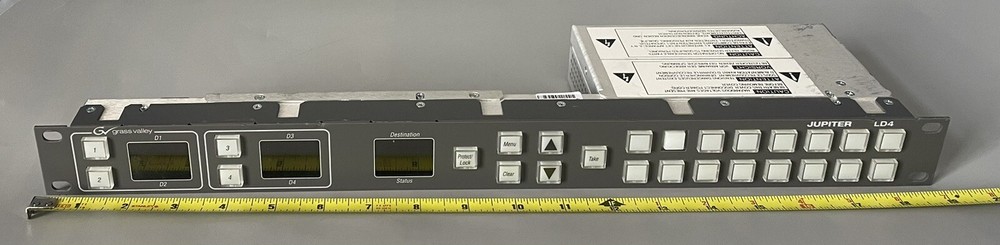 Power Tested — Grass Valley Jupiter LD4 Control Panel JUP-CP-LD4-AC — See Desc.